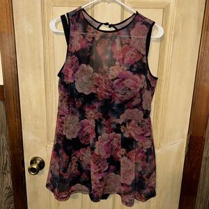 TORRID Underwire Short Mesh Overlay Swim
Dress With Brief size 1 D/DD